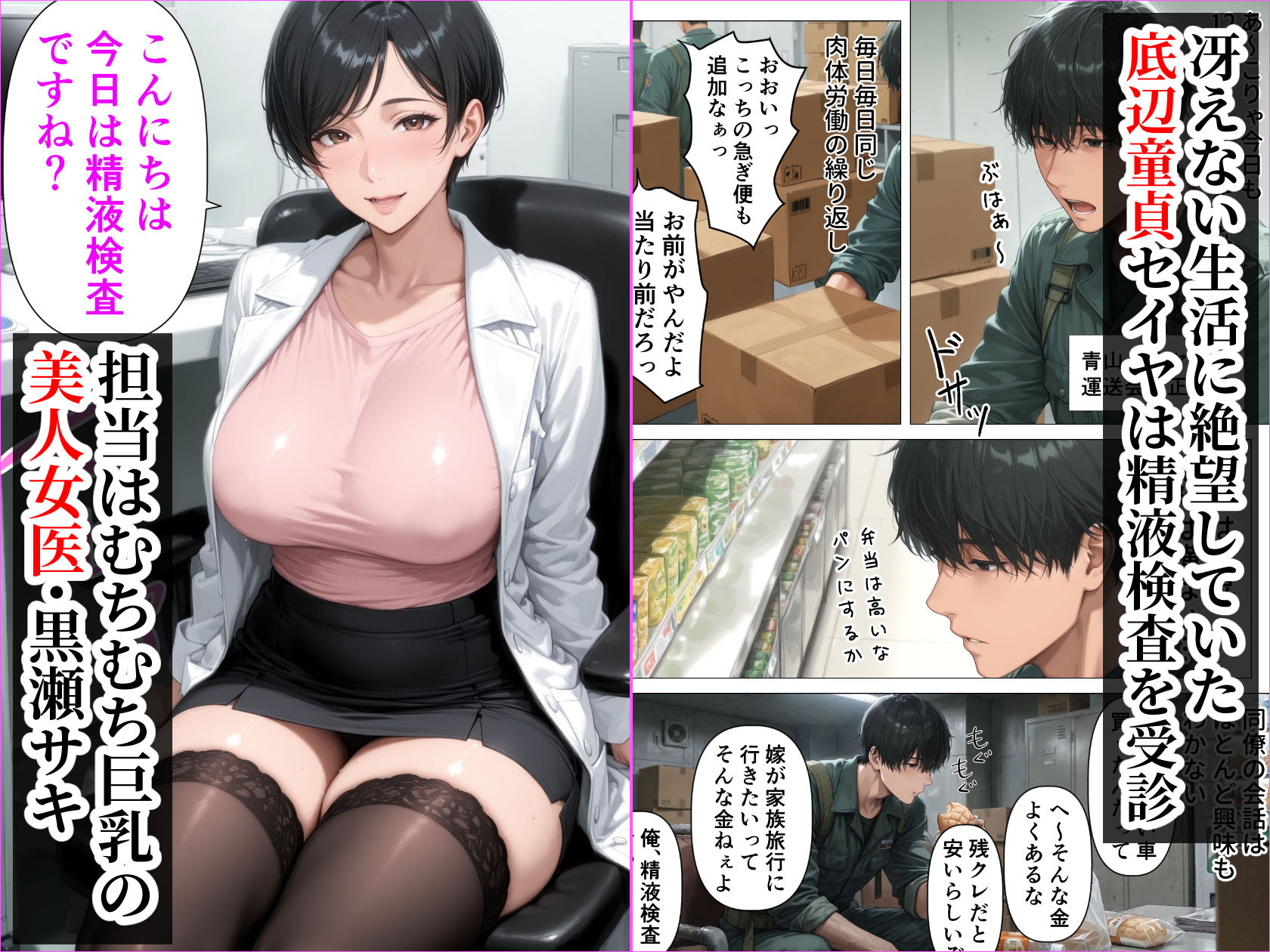 【精液が最強の美容薬の世界】 SSSレア精液で人生逆転！むちむち人妻女医の特別検診 画像003