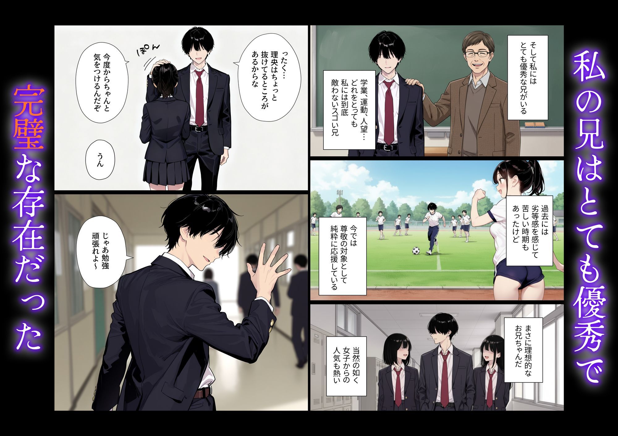 完璧だった兄が彼女にフラれて崩壊、妹への中出し依存セックスがもう止まらない 画像001