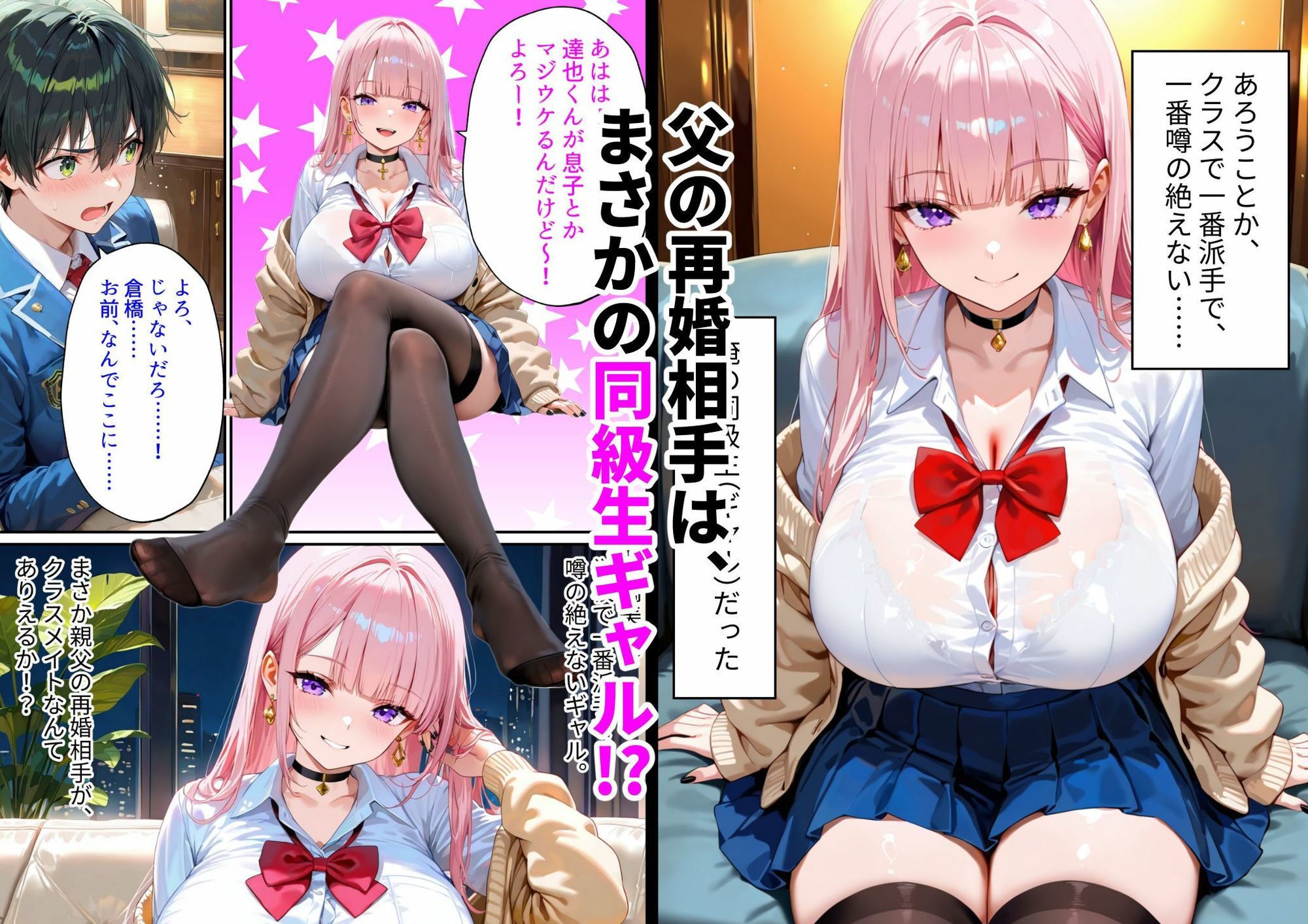 父の再婚相手は同級生のギャルでした。〜留守中の家で「孫作り」をねだる若すぎる義母〜 画像001