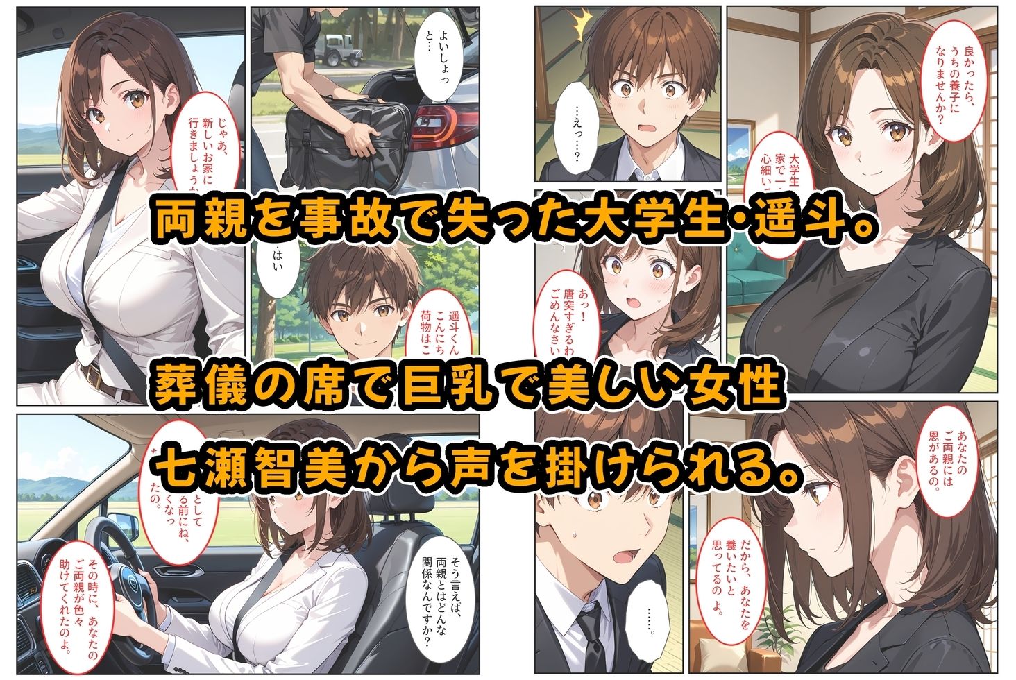 養子になったら爆乳義母と双子義妹に誘惑されて中出しセックスしています!〜双子妹編〜 画像001