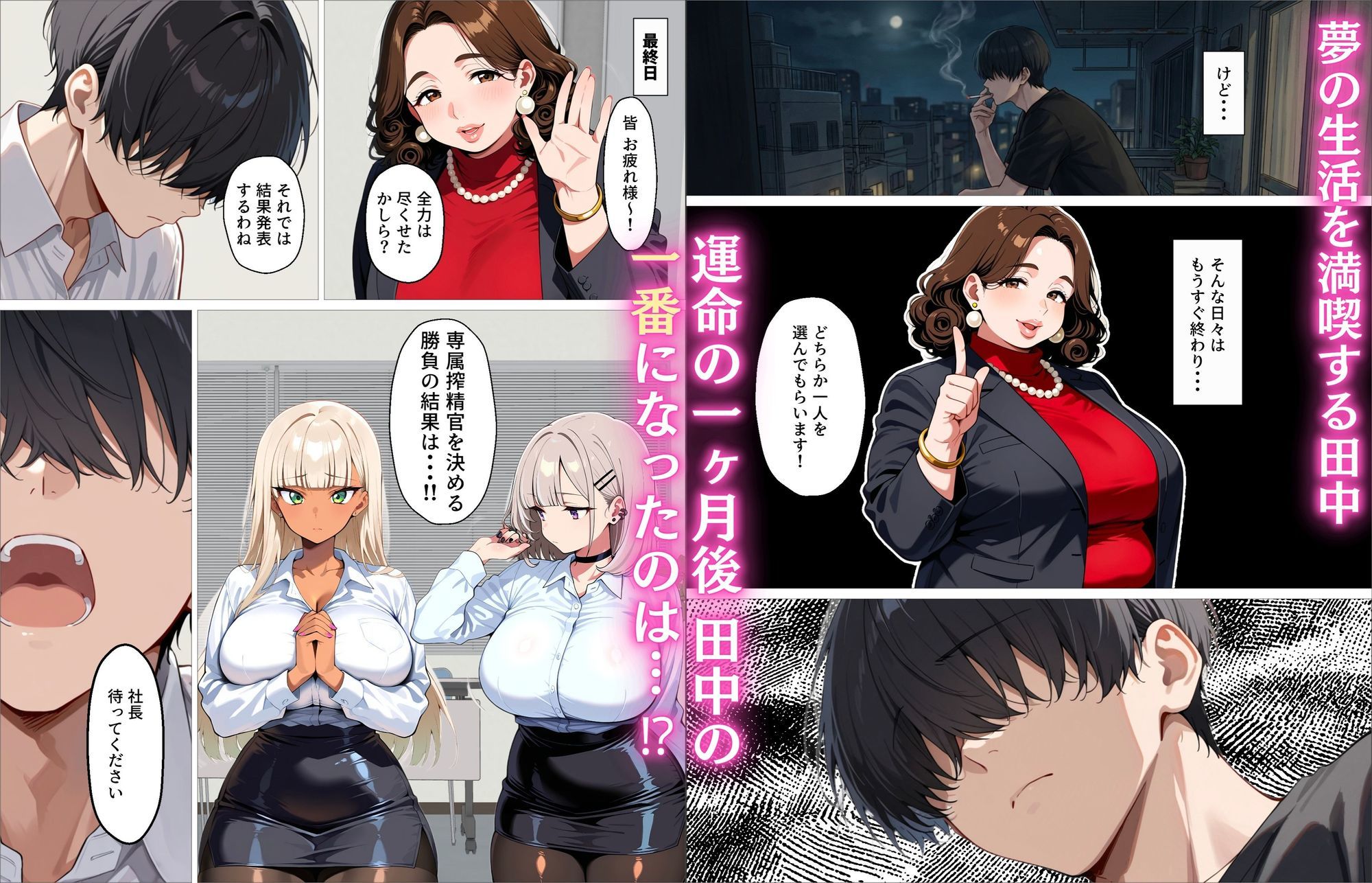 新卒の黒ギャルとダウナーギャルが「2人で」搾精してくれる話 画像010