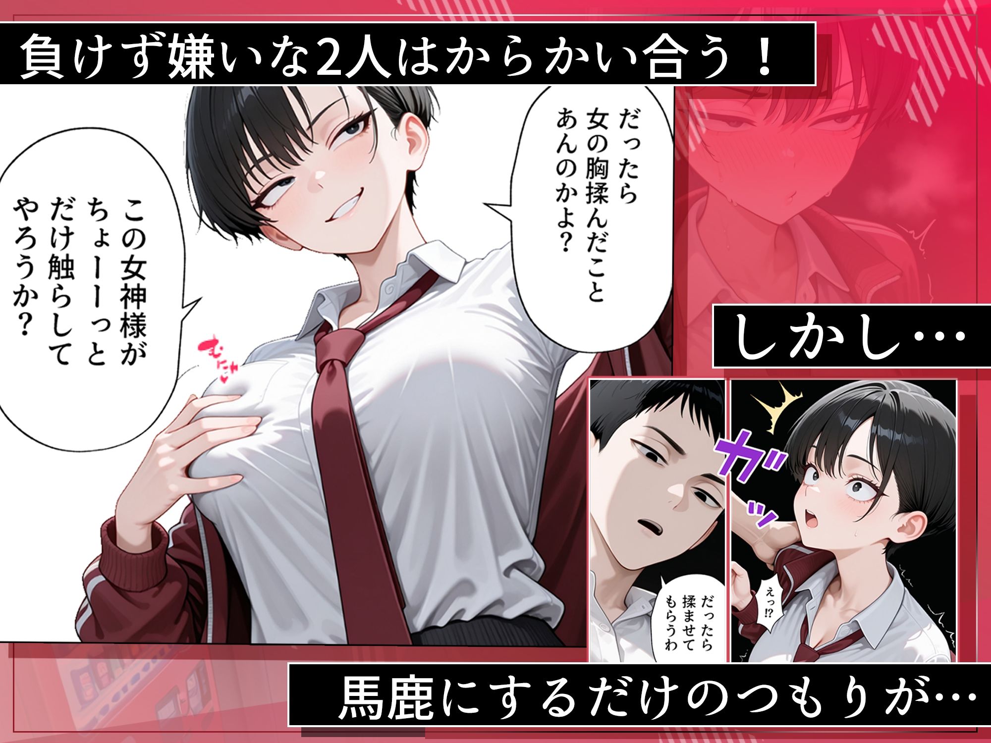 メス堕ちボーイッシュ〜負けず嫌いな幼馴染に女の快楽を教えてあげた〜 画像002