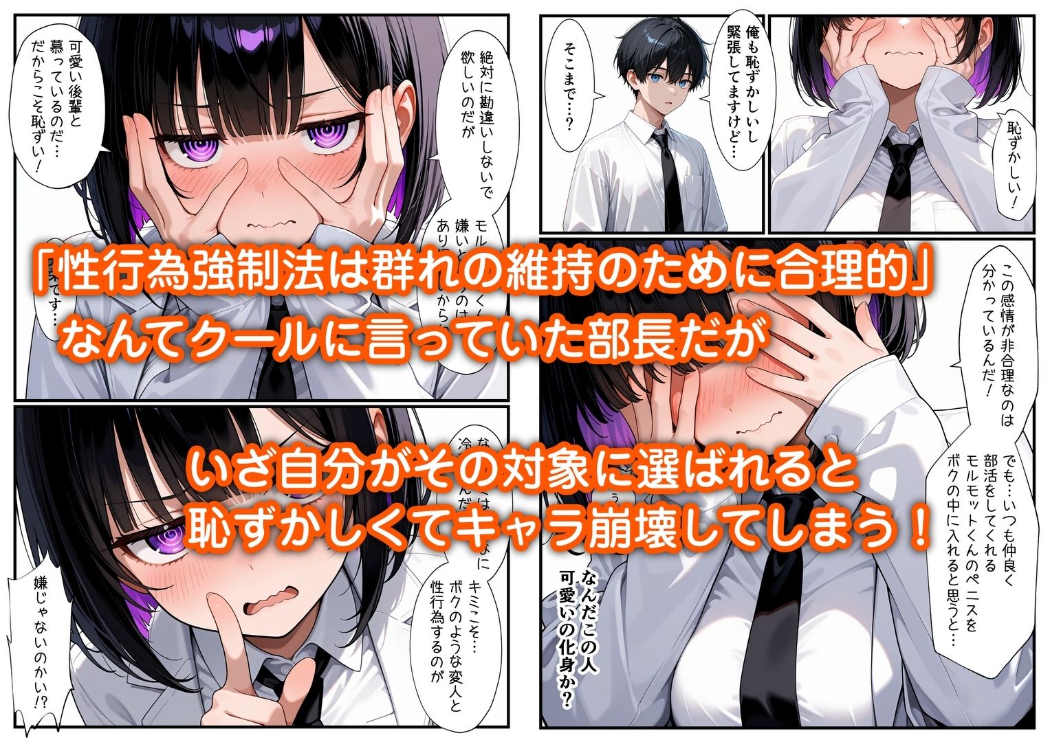 俺をモルモットくんと呼ぶクールな先輩 実はドMで種付け懇願を連呼してきた 画像005