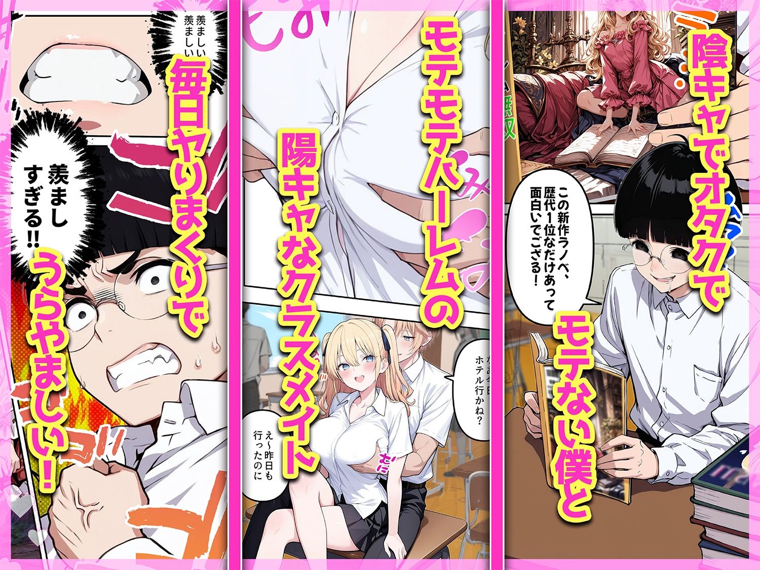 陰キャヲタクであればあるほど!モテる世界で僕はヤリチンになりました 画像001