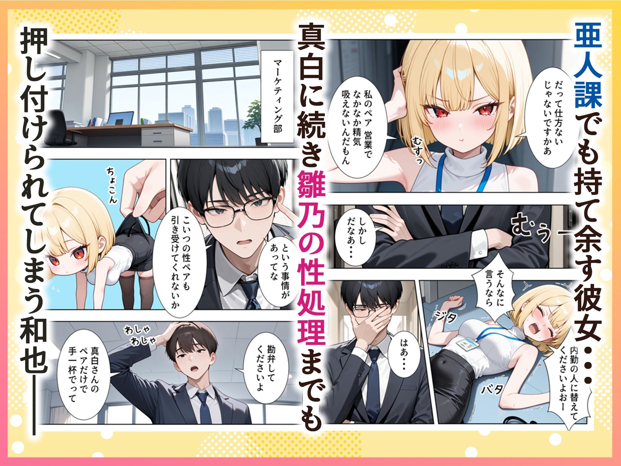 絶倫過ぎた俺が亜人OL美女達の性処理係に任命された話『サキュバス編』 画像007