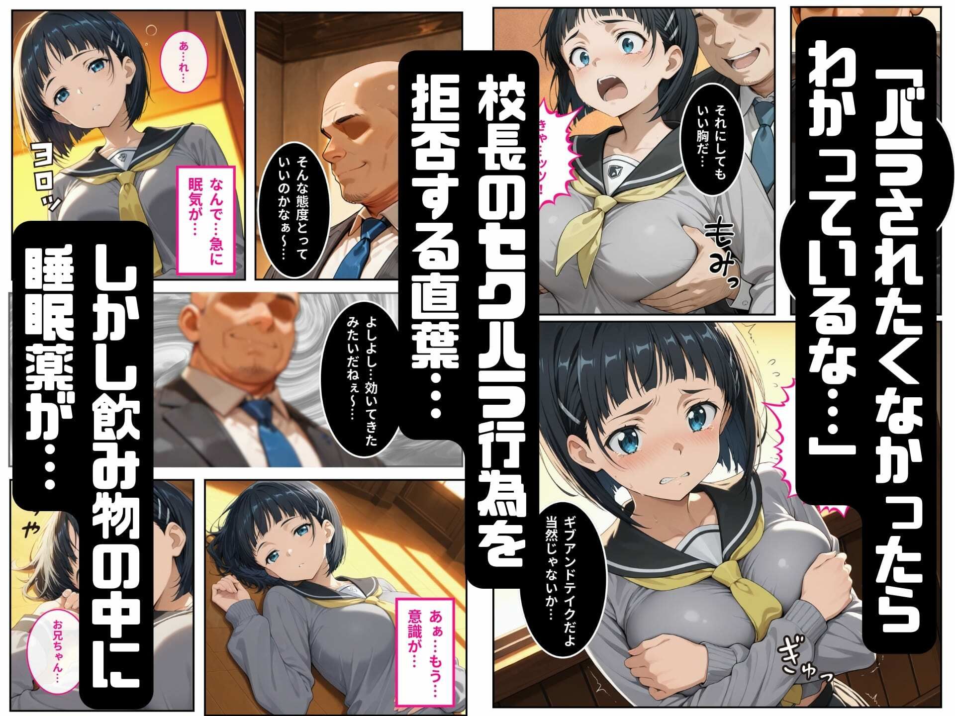 寝取られた直葉-校長のちんぽでメス堕ちする 画像005