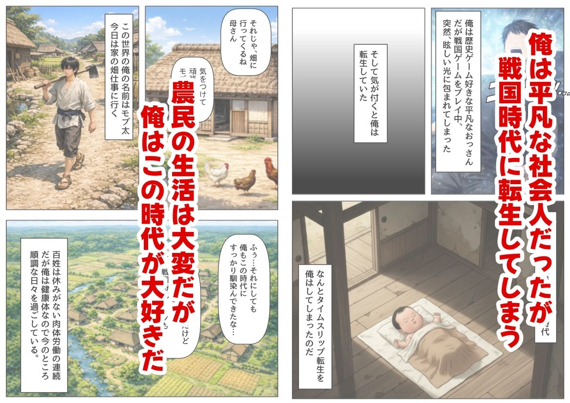 戦国時代の農村に俺が転生したら、エロすぎた史実の話 その1 画像001