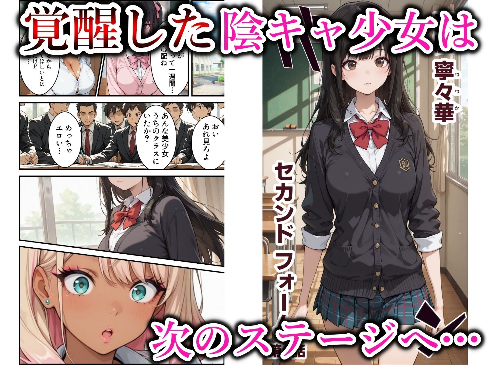 地味な爆乳陰キャがビッチギャルに堕ちる話 画像005