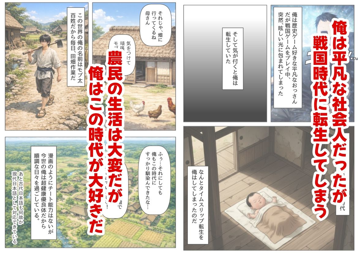 《処女穴開け儀式》戦国時代の農村に俺が転生したら、エロすぎた史実の話2 画像001
